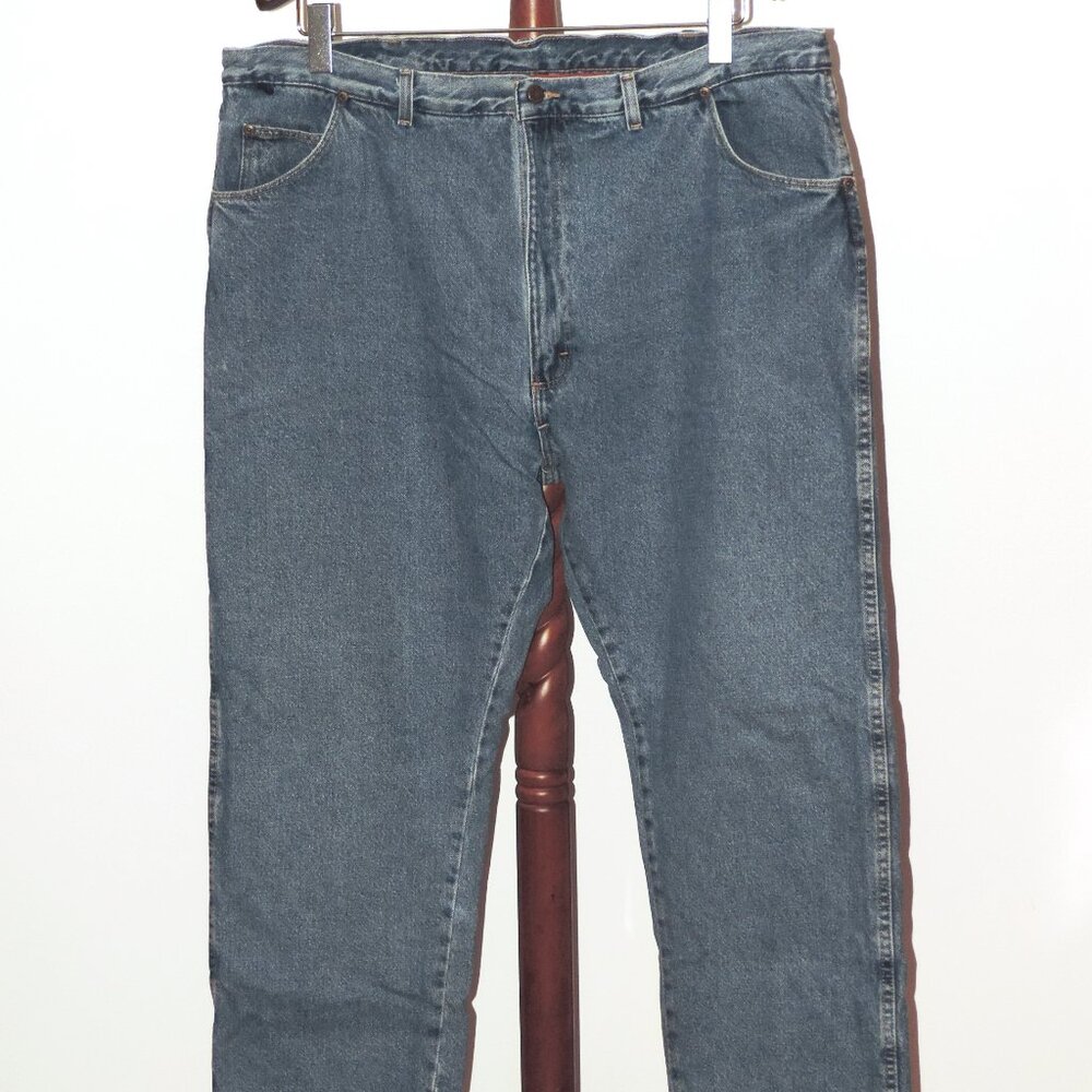 Wrangler Rugged Wear Straight Leg Fleece Lined Heavy Denim Jeans
